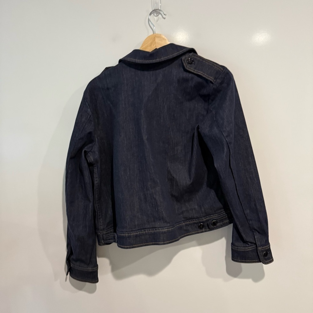 J. Crew Denim lady Blazer jacket in Stay Navy wash - Picture 2 of 8